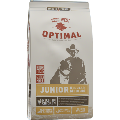 JUNIOR Medium Breeds - CROC WEST OPTIMAL REGULAR