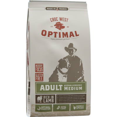 ADULT Medium Breeds - CROC WEST OPTIMAL HYPOALLERGENIC